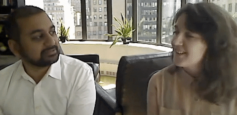 2017 gif of anil and i saying 'pls like + subscribe'